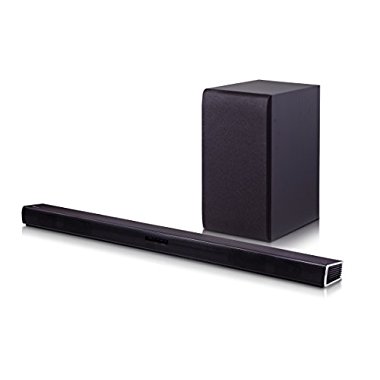LG SH4 2.1ch 300W Sound Bar with Wireless Subwoofer and Bluetooth Connectivity