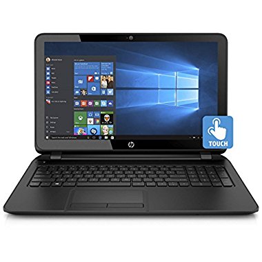 HP 15-F222WM 15.6 Touch Screen Laptop with 4GB RAM, 500GB HD, Intel Pentium Quad-Core 2.58GHz, Windows 10, DVDRW (2017 Model)
