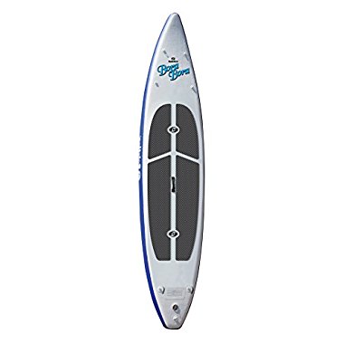 Solstice Bora Bora Inflatable Stand Up Paddleboard, Blue/White, 12' 6"
