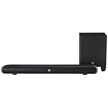 JBL CINEMA SB250 Premium Soundbar 2.1-Channel Home Theater Speaker System, Black