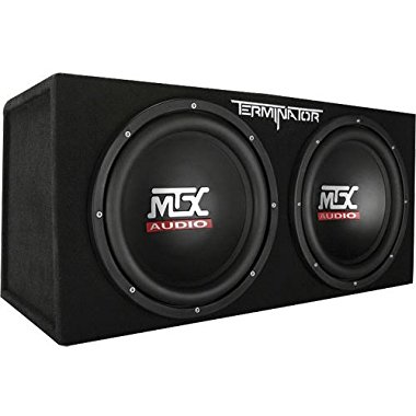 MTX Audio Terminator Series TNE212D 1,200-Watt Dual 12" Sub Enclosure