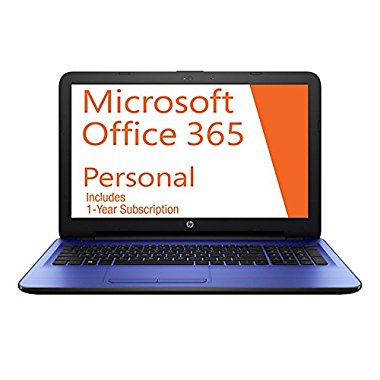 HP 14-AM052NR 14" Laptop PC with Free 1-Year Office 365, Intel Dual Core 2.48GHz, 4GB RAM, 32GB SSD, Webcam, Windows 10 (2016 Model)