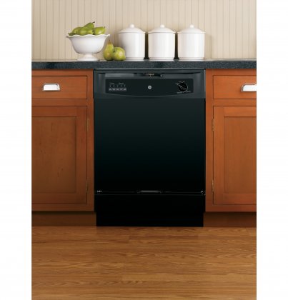 GE 24" Black Built-In Dishwasher With Power Cord