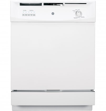 GE 24" White Built-In Dishwasher With Power Cord