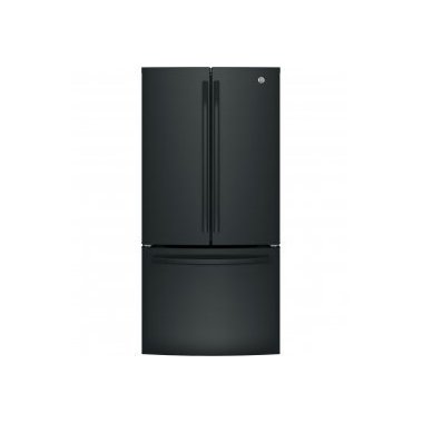 GE GNE25JGKBB French Door Refrigerator with 24.8 cu. ft. Total Capacity, in Black