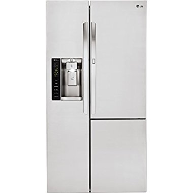 LG LSXC22386S 36" Freestanding Counter Depth Side by Side Refrigerator with 21.73 cu. ft. Capacity, in Stainless Steel