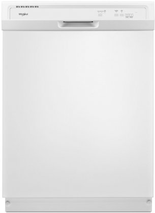 Whirlpool WDF130PAHW 24" Built-In Dishwasher with 3 Wash Cycles  63 dBA Sound Level  Removable Water Filtration System  Star-K Compliant and Heated Dry  in