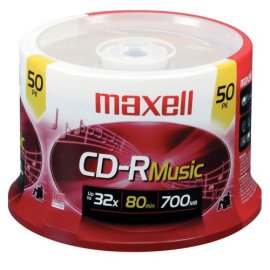 MAXELL CDR80M Recordable CD for Audio CD Recorders